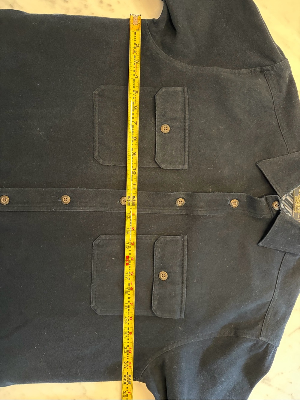 Levi's Navy Moleskin Utility Jacket - Picture 7 of 9